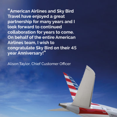 45 Year Anniversary – Sky Bird Travel