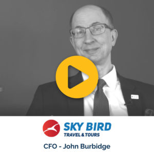 Sky Bird Travel & Tours 45th Anniversary video from Sky Bird Travel & Tours CFO, John Burbidge