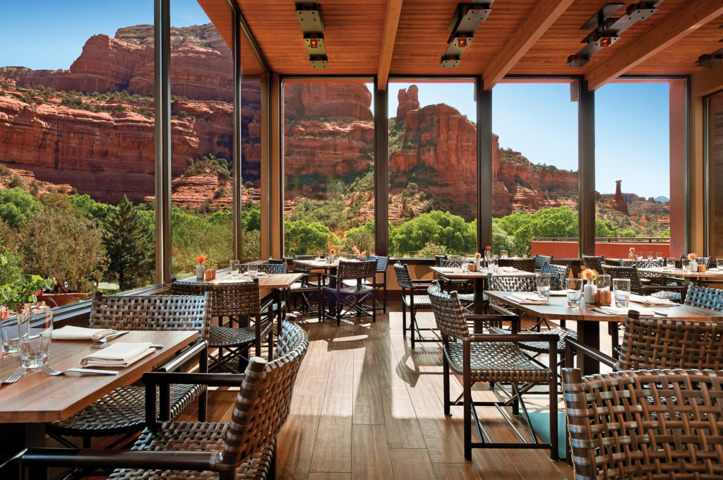 Featured in Sky Bird Travel & Tours blog post "Booking Corporate Retreats," this image shows the Enchantment Resort in Sedona Arizona.
