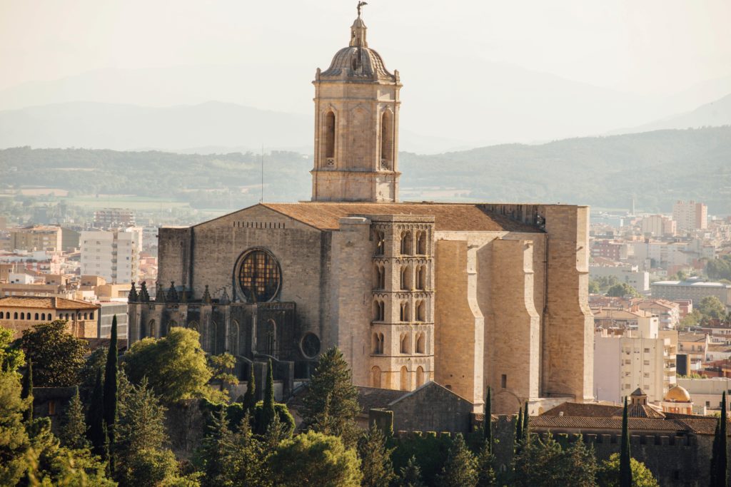 Featured in On Location: Game of Thrones by Sky Bird Travel & Tours, this image shows the Cathedral of Girona in Spain