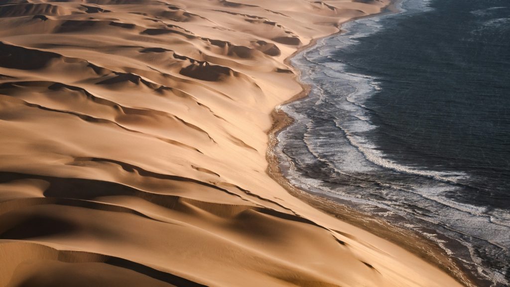 SKY BIRD ON LOCATION BLOG: DUNE 1 & 11 blog- Picture of the Namib Sand Sea from Sky Bird Travel blog