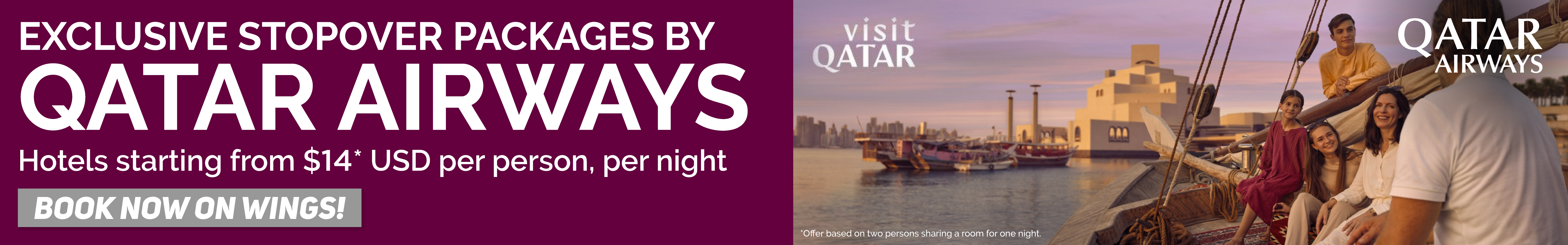 Sky Bird Qatar Airways Stopover campaign_Sky Bird Homepage Banner