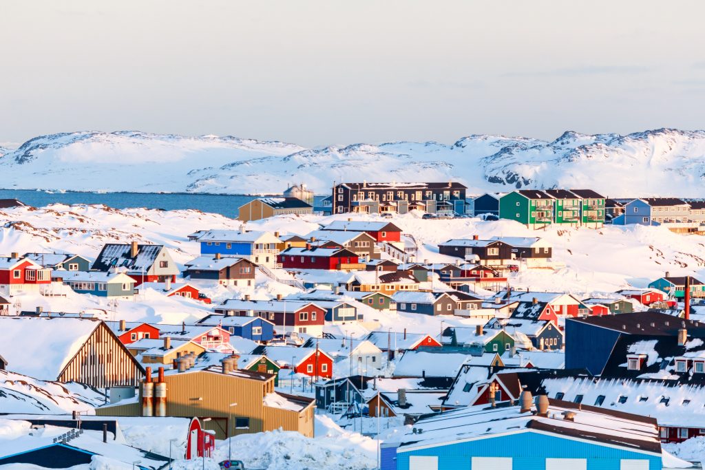 Sky Bird Blog Top 10 Destinations of 2025 Inuit houses at Arctic City in Nuuk, Greenland.