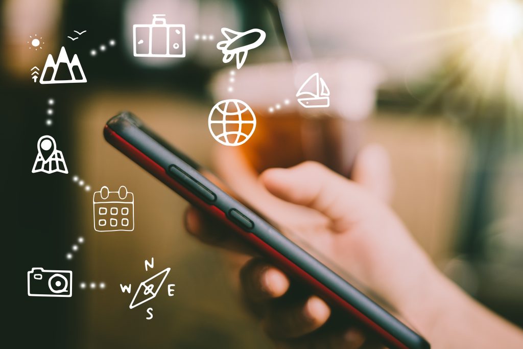 Featured in Sky Bird Travel & Tours blog "A Simple Guide to the WINGS Booking Platform for Agents", this image shows online travel booking technology.