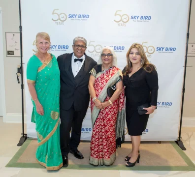Sky Bird Travel Team at the 50th Anniversary Event